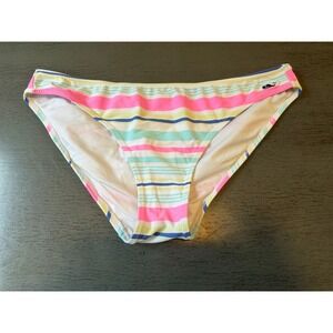 colorful striped VINEYARD VINES lined swimsuit bikini bottom size medium